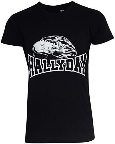 Johnny Hallyday T Shirt Noir En Coton Aigle Amazon Fr Vetements Et Accessoires