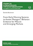 Image de From Early Warning Systems to Asset Managers’ Behavior: Evidence for Mature and Emerging Markets (Studien zu Internationalen Wirtschaftsbeziehungen)