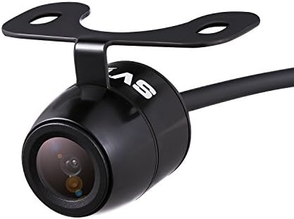 Mini Backup Camera,SVTCAM Waterproof HD CMOS Car Rear View Camera,Built in Guidelines