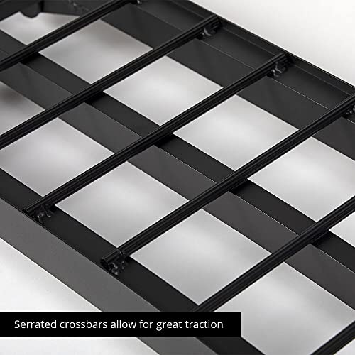 Titan Ramps 10 FT Pair Arch Ramps Loading, Black Aluminum Folding