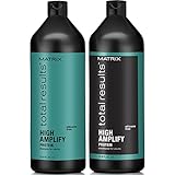 Matrix Total Results High Amplify Volume Shampoo and Conditioner, 1 Liter each