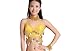 ZLTdream Lady's Belly Dance Bandage Coin Bra Top With Chest Pad