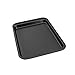 EALEK Small Baking Sheet 2 Pack 9.5 x 7 Inch, FDA Nonstick Toaster Oven Tray, Dark Grey, Small Cookie Sheet for 1 or 2 Person