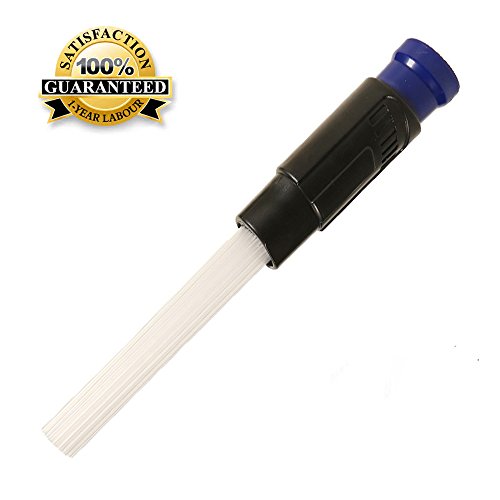 Dust Cleaner Tube Vacuum Cleaner Dust Dirt Remover Universal Attachment Interface Tool Small Suction Brush Tubes for Keyboards Air Vents Drawers Plants Dust Cleaning Tool
