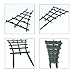 12 Pcs Garden DIY Mini Climbing Trellis Plastic Superimposed Potted Plant Support Garden Trellises for Potted Climbing Plants Vines