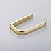 AUSWIND Gold Square Toilet Paper Holder Polish Solid Brass Tissue Roll Holder Wall Mount T90