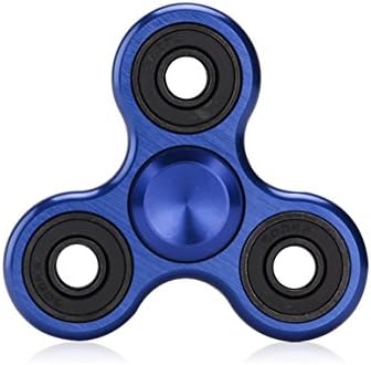 Tri-Spinner Fidget EDC Fidget Spinner Toy Stress Reducer,Amanico Hand Spinner Perfect for Adult &amp; Kids Blue