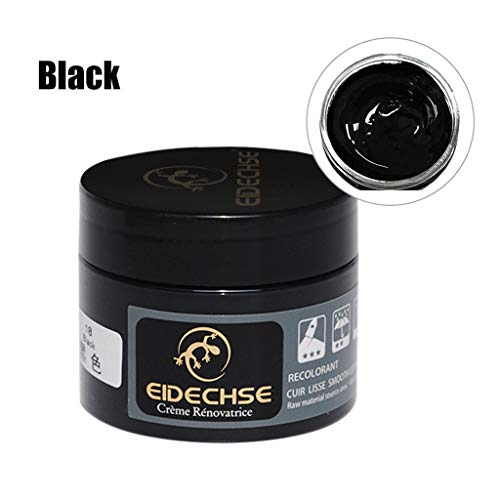Wffo Leather Repair Cream Color Repair Paste Shoe Cream Leather Polish Coloring Agent Stain Wax (Black)
