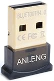 ANLENG Bluetooth 4.0 USB Dongle Adapter Universal Plug Compatible with Windows 8.1 / 8, 7, Vista, XP, 32/64 Bit