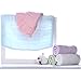 Baby Muslin Washcloths and Towels - Bamboo Cotton Baby Wipes|Soft Face Cleaning Bath Wash Cloths for Newborn Kids Baby Boy/Girl and Sensitive Skin|Baby Shower Gift |10