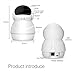 Indoor Camera, Nanny Cam, Wireless IP Camera, WiFi 1080P HD Home Security Camera with Two Way Audio and Video, Night Vision Pet/Dog/Cat/Elder/Baby Monitor, Pan/Tilt/Zoom Function