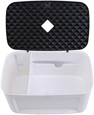 Faliya Wall Mount Toilet Paper Holders Self-Adhesive Tissue Cover Multi-Function Waterproof Tissue Box Bathroom Accessories,Black