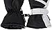 Simplicity Women's Waterproof 3M Thinsulate Winter Ski Gloves,Black Silver,M