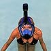 Outer Limits Full Face Snorkel Mask Adult - New 2019 Snorkel Mask Full Face - Panoramic Bubble Design with Longer Snorkels -Snorkle Full Face Mask - Snorkeling Gear - Masks and Snorkel Set Adults