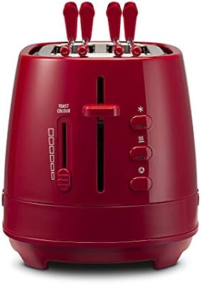 - Tostadora con pinzas - 550W de potencia - Modelo n. CTLAP2203 rojo