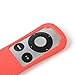 SIKAI Protective Case for Apple TV 2 3 Remote Shockproof Silicone Cover for Apple TV Remote Skin-Friendly Anti-Slip Washable Anti-Lost Multi-Colors with Remote Loop (Red)