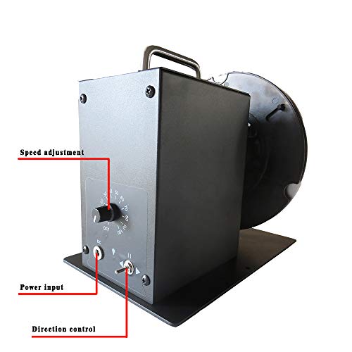 HD-R7 180mm Automatic Label Rewinder Machine,Label Winder,Use with Label Printers,Including a Stainless Steel Rod to Control Label - Thumbnail 3
