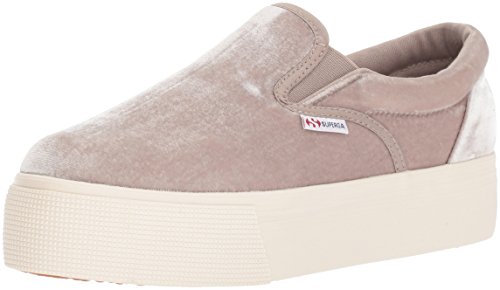 superga 2314 velvet platform slip on sneakers