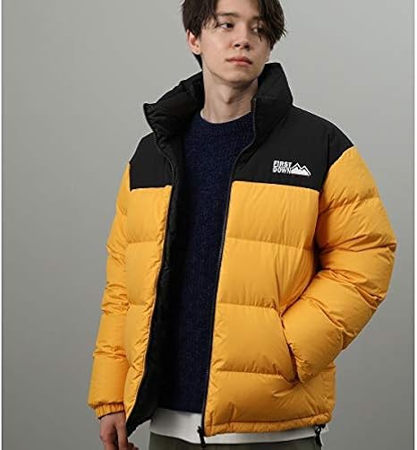 Amazon ジュンレッド Junred First Down ファーストダウン リバーシブルダウンジャケット イエロー 80 M コート ジャケット 通販