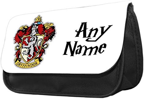 Personalised Harry Potter Themed Gryffindor Crest Funny Pencil Case. Make up case, Back to School Gift. (Harry Potter Gryffindor 1)
