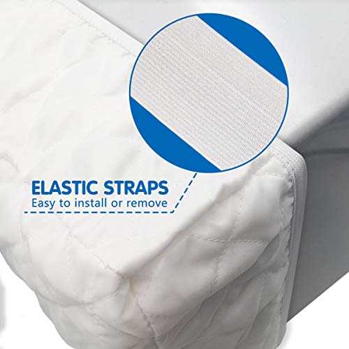 Air Jade White Quilted Indoor Cover for Window Air Conditioner (Large- 28'' x20'' x 4'')