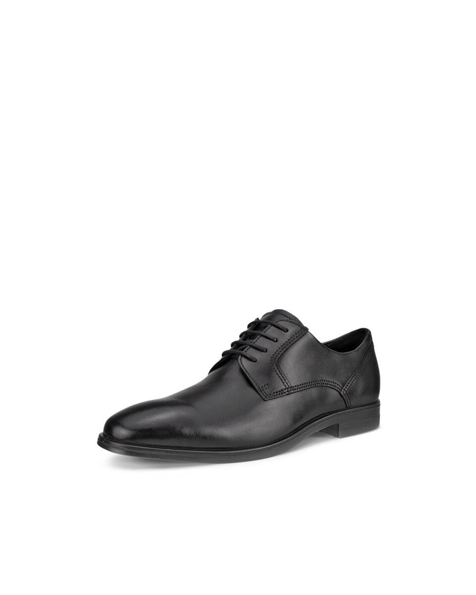 Rocky Duty Men's SlipStop Dress Oxford - Black, Full-Grain Leather, Slip & Oil Resistant, 9.5 M
