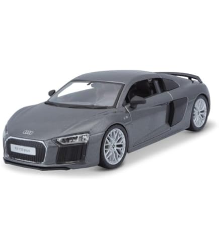 Amazon.com: AUDI R8 Matt Black 1/24 by Maisto 31281 : Arts