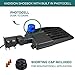 kadision 150W LED Parking Lot Light with Photocell, LED Shoebox Lights with Slip Mount Replaces 500W HID/HPS, Dusk-to-Dawn Street Pole Light, 5000K 19500LM 100-277V IP65 ETL Listed 5-year Warranty