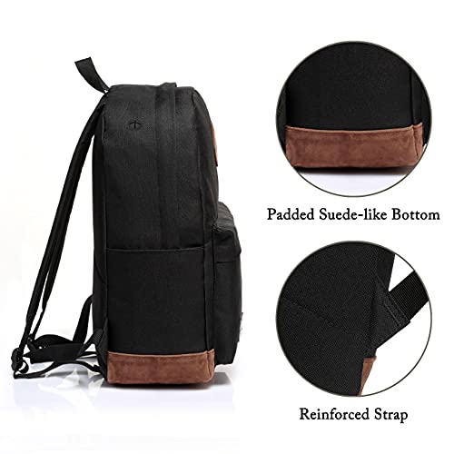 Backpack for Men Women,VASCHY Classic Water-resistant Lightweight Travel School Backpack Casual Daypack