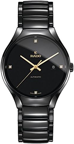 Amazon.com: Rado - True Automatic Diamond Black Dial - Unisex