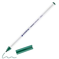 edding 4600 textile pen - green - 1 pen - round nib