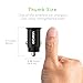 Ulwae USB Car Charger Compact Alloy Back Seat Fit 4.8A/24W High Power Dual Port for iPhone Samsung HTC (Space Gray)