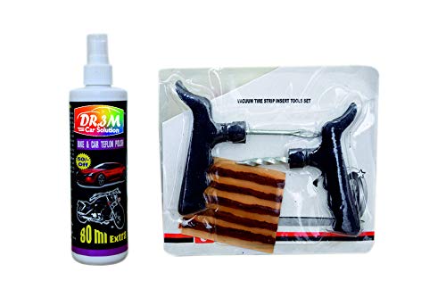 DR.3M A1085-car & Bike Teflon Polish 200ml.+80ml Extra. + Panchar kit (Master Combo Pack)