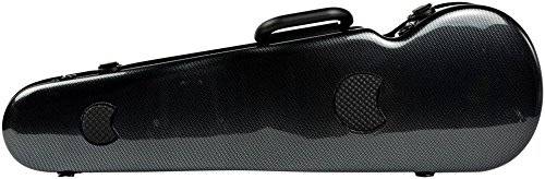 Bam High Tech Contoured Violin Case Carbon Black