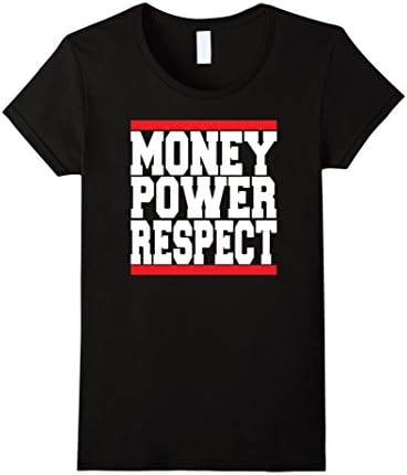 Womens Urban t-shirt Money Power Respect t-shirt XL Black