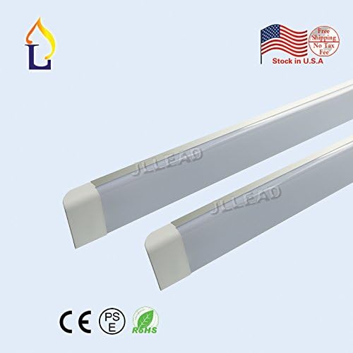 (48 Pack) High lumens 50W LED Batten Light 4FT Flat Ceiling Lamp 1200MM Purification Light Fixture