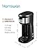 Coffee Maker, HAMSWAN K Cup Coffee Maker for K-Cup Pod & Ground Coffee, Coffee Machine with Self Cleaning Function (Black)