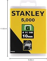 Stanley Heavy Duty SharpShooter Type G Staples 5000 Pack 10 mm view 6