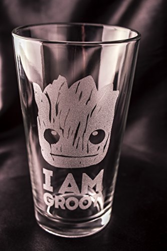 Guardians of the Galaxy Pint Glass - I Am Groot