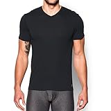 Under Armour Men's Core V-Neck Undershirt, Black (001)/Steel, XX-Large