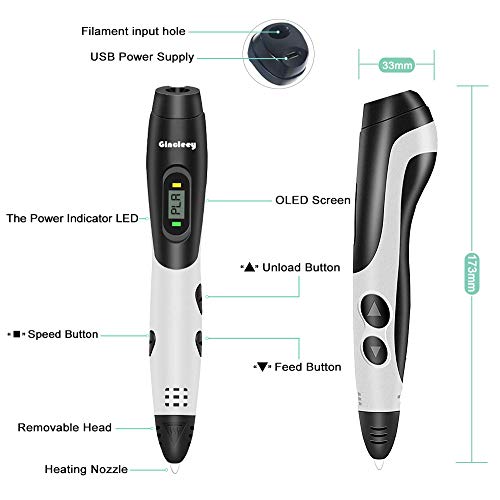 1 Gincleey+Printing+Temperature+Non+Clogging+Use+White