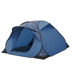 High Peak Pop up Wurfzelt Hyperdome 3, hellblau/blau, 210 x 210 x 130 cm, 10148, 3 Personen