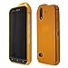 caseroxx TPU-Case for Cat S61 with shock protection, colored in orange, composed of TPU