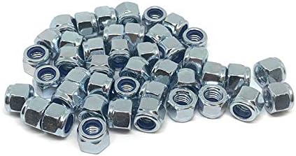 M5 (5mm) NYLOC P Type (Lock) Nuts ZINC Plated (Pack of 100)