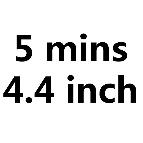 Hourglass Sand Timers - SWISSELITE Biloba Hourglass Sand Timer, 4.4 Inch White Sand Timer In 5 Mins