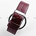 Dalas Coffee Leather Transparent Dial Fashion Lady Girl Wrist Quartz Watch Gift WAA032
