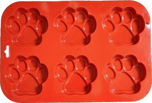 K9Cakery Silicone 6 Paw Pan, Medium by K9Cakery