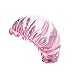 SUJING Soft Satin Sleeping Cap Salon Bonnet Hair Headwear Sleep Bonnet Hair Styling Hat Night Cap (Pink)