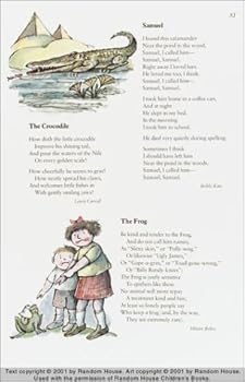 Amazon Com The Random House Book Of Poetry For Children 9780394850108 Prelutsky Jack Lobel Arnold Books