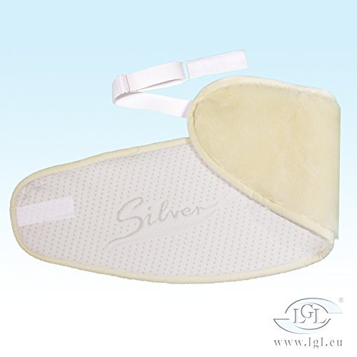 LGL - Nierenwärmer Merino Lammwolle 100% Naturhaar - Silber
